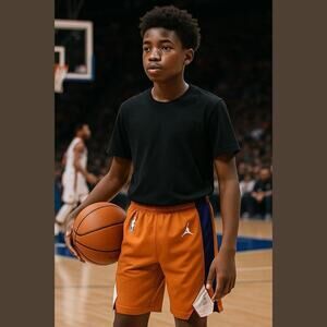 NBA Authentics Jordan Brand Phoenix Suns Swingman Shorts‎ Size Boys XL